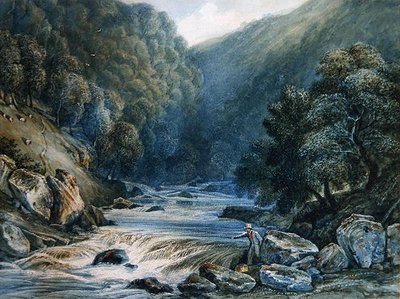 On the Dart（水彩・紙） 作： Samuel Jackson