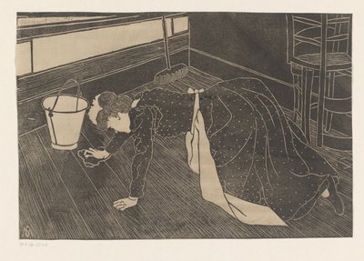 スクラブ女性 作： Samuel Jessurun de Mesquita (signed by artist)