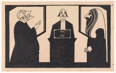 この 3 つの間で私の心は揺れ動く (原題 on object) 作： Samuel Jessurun de Mesquita (signed by artist)