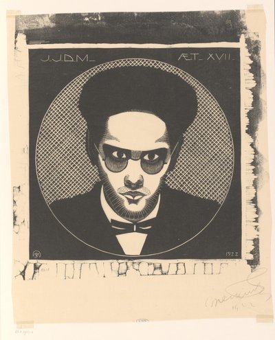 Jaap Jessurun de Mesquitaの肖像 作： Samuel Jessurun de Mesquita (signed by artist)