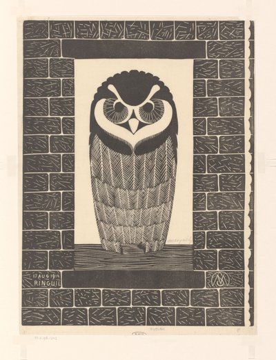 Ringuil (オブジェクトの元のタイトル) 作： Samuel Jessurun de Mesquita (signed by artist)