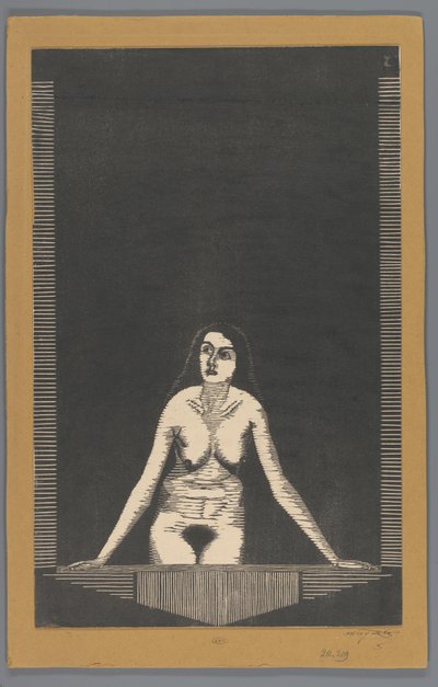 窓際の女性のヌード 作： Samuel Jessurun de Mesquita (signed by artist)