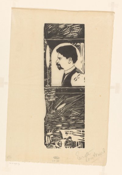 自画像 作： Samuel Jessurun de Mesquita (signed by artist)