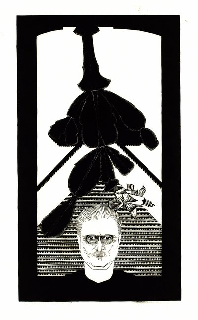 イースター サボテンと一緒の自画像、1927 年頃。 作： Samuel Jessurun de Mesquita