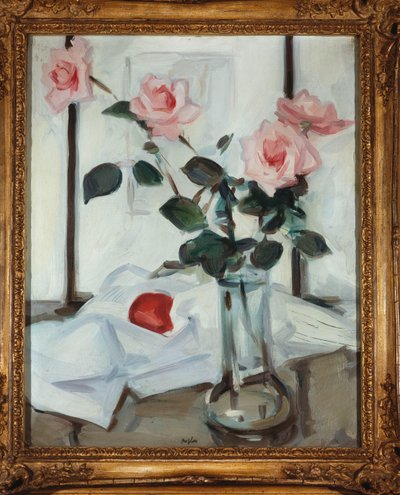 エリザベスローズ女王、1918年頃 作： Samuel John Peploe