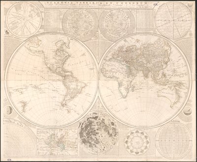 Scientia terrarum et coelorum : または、天文学的および地理的に描写され、表示された天と地: 太陽星系と平凡なシステムで最も興味深く有用な詳細を含み、t に従って忠実に列挙および描写されています。 作： Samuel; Kitchin Dunn