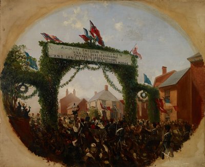 カルソープ公園の開園 1857, 1857. 作： Samuel Lines