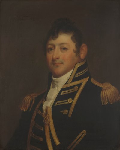 Commodore Isaac Hull (1773-1843) (Gilbert Stuart のコピー) 作： Samuel Lovett Waldo