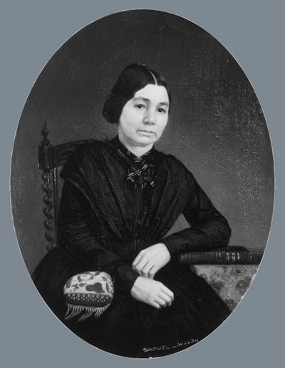 女性の肖像、カリフォルニア州。 1850年。 作： Samuel Lovett Waldo