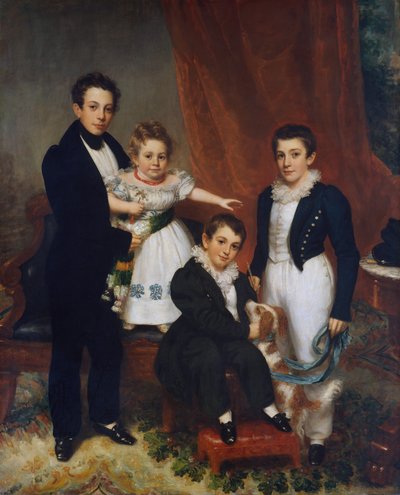 ナップチルドレン、ca。 1833-34。 作： Samuel Lovett Waldo