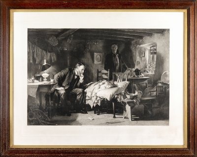 ザ・ドクター（写真製版 作： Samuel Luke Fildes