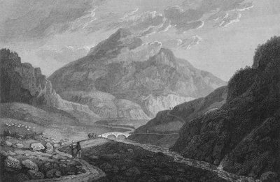 「ベン・エイムの眺め」、1813年 作： Samuel Middiman