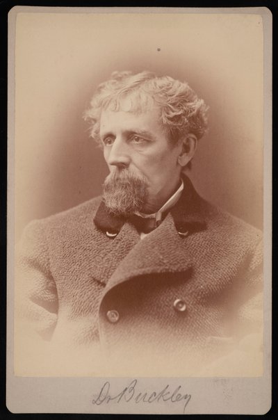 バックリー博士の肖像、1878年。 作： Samuel Montague Fassett