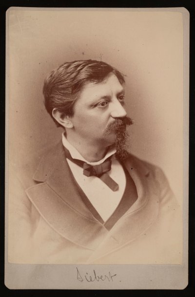 エドワード セルマー シーベルトの肖像 1856 ～ 1944 年、1879 年。 作： Samuel Montague Fassett