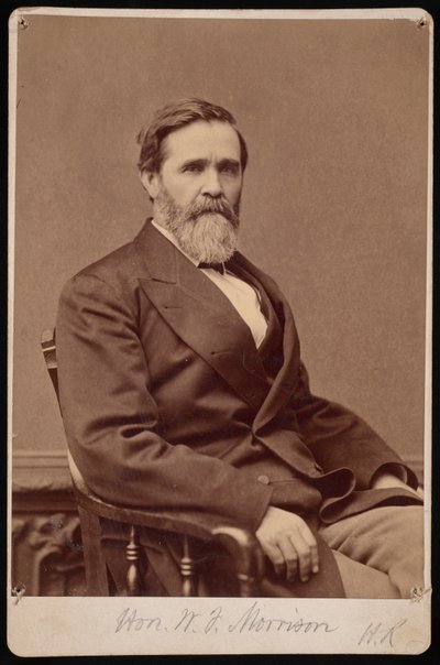 ホンの肖像画。 WF モリソン、1876 年から 1880 年の間。 作： Samuel Montague Fassett