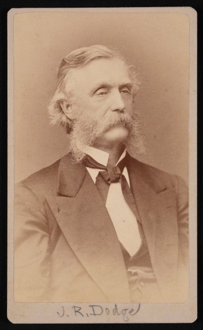ジェイコブ リチャーズ ドッジの肖像 1823 ～ 1902 年、1878 年。 作： Samuel Montague Fassett