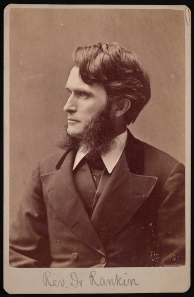 ジェレマイア イームズ ランキンの肖像 1828 ～ 1904 年、1879 年。 作： Samuel Montague Fassett