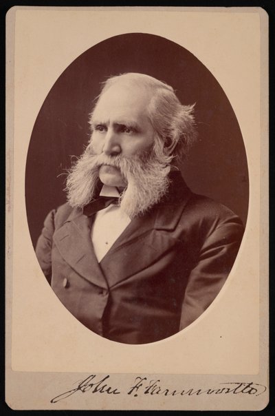ジョン・フランクリン・ファーンズワースの肖像、1820～1897年、1897年以前。 作： Samuel Montague Fassett