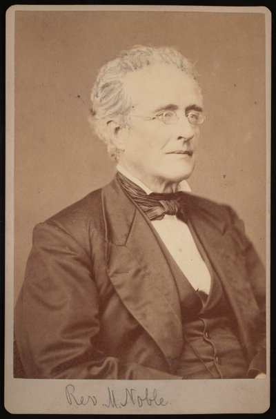 メイソン・ノーブル牧師の肖像、1809～1881年、1876～1880年。 作： Samuel Montague Fassett