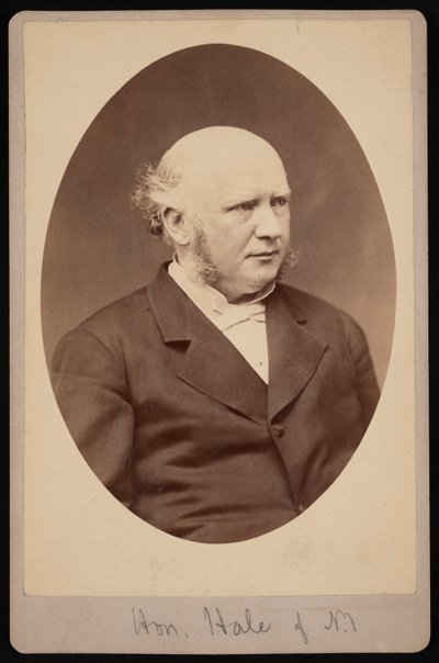 ロバート・サフォード・ヘイルの肖像、1822～1881年、1881年以前。 作： Samuel Montague Fassett