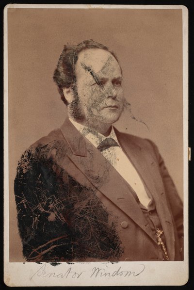 ウィリアム・ウィンダムの肖像 1827～1891年、1876～1880年。 作： Samuel Montague Fassett