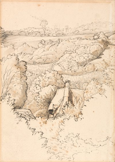 Mökki puiden keskellä, Shoreham 作： Samuel Palmer