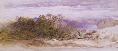 サリー州アビンガー（水彩画 作： Samuel Palmer