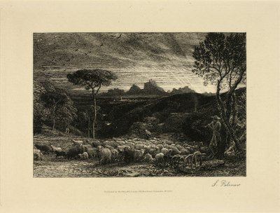 朝早く 作： Samuel Palmer