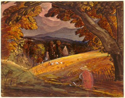 Firelight による収穫機 作： Samuel Palmer