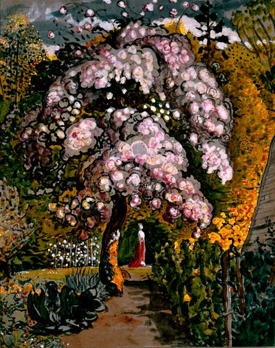 サミュエル・パーマーの「ショアーハム・ガーデンにて 作： Samuel Palmer