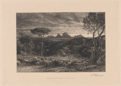 フォールドを開く 作： Samuel Palmer