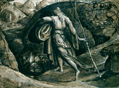 サミュエル・パーマーによる採集から戻ったルース 作： Samuel Palmer