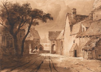 古い建物の研究 作： Samuel Palmer
