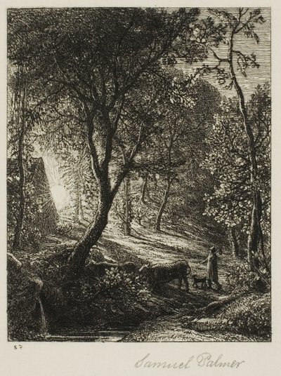 日没 作： Samuel Palmer