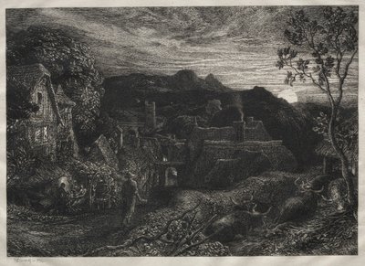 ベルマン、1879年。 作： Samuel Palmer