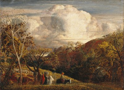 明るい雲 作： Samuel Palmer