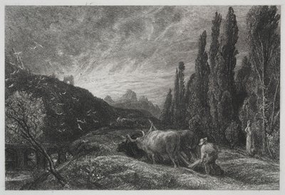 初期の耕作者 作： Samuel Palmer