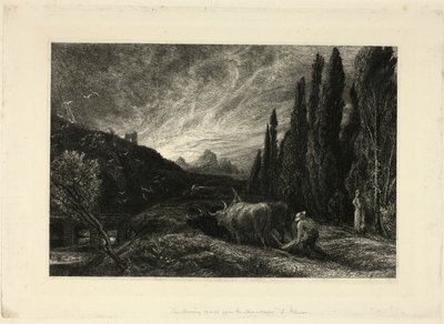 初期のプラウマン 作： Samuel Palmer