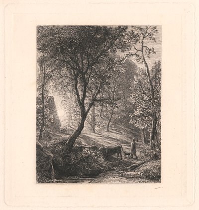 牧夫のコテージ 作： Samuel Palmer