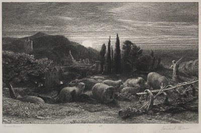 ライジングムーン 作： Samuel Palmer