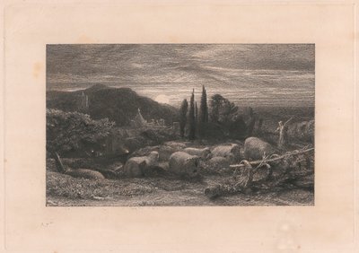 ライジングムーン 作： Samuel Palmer