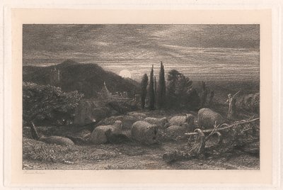 ライジングムーン 作： Samuel Palmer
