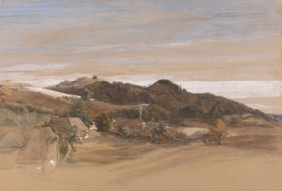 ケント州セブンオークス近くのアンダーリバー ヒルズ、Esq. J. Herries の敷地から 作： Samuel Palmer