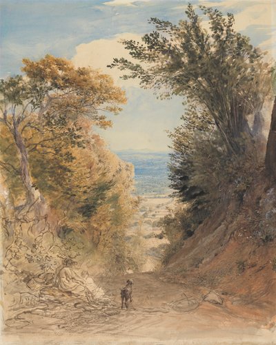ルークス ヒル、ケントからの眺め 作： Samuel Palmer