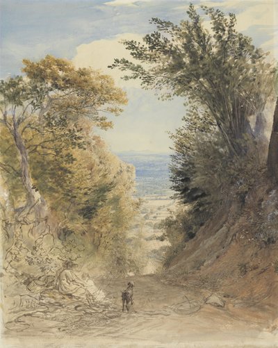 ケント州ルークスヒルからの眺め 作： Samuel Palmer