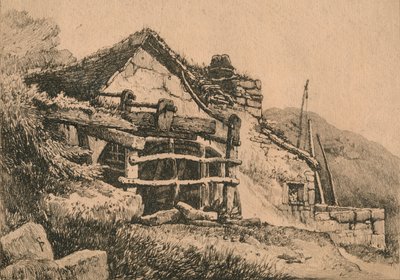 ティンタジェル、1816年 作： Samuel Prout