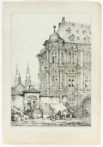 マルティンスブルク城、マインツ 作： Samuel Prout