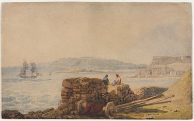 ドレイクス島、プリマス。 作： Samuel Prout