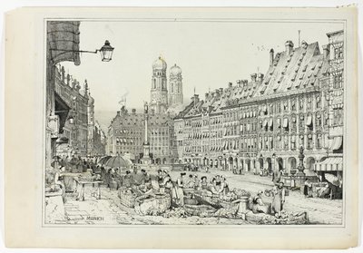 ミュンヘン、フランドルとドイツで描いたスケッチのファクシミリより 作： Samuel Prout