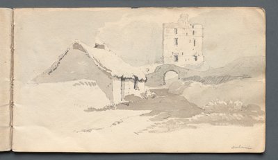 スケッチブック：ノーハム、1814。 作： Samuel Prout